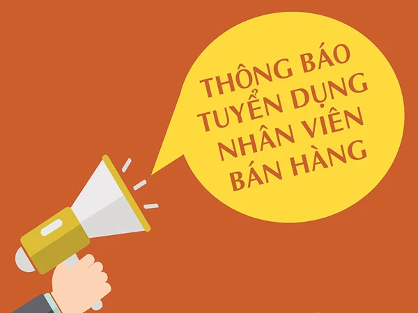 Tuyển dụng nhân viên bán hàng